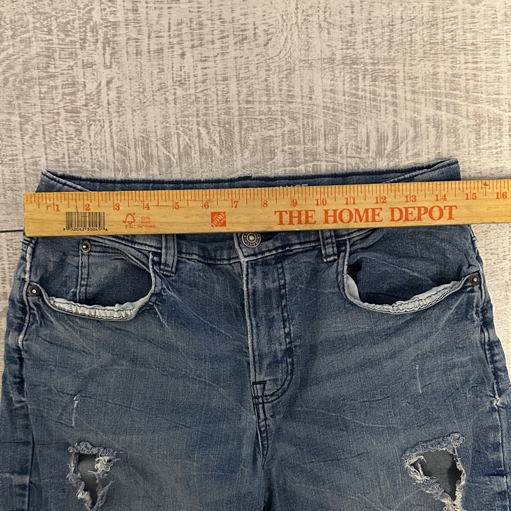 Arizona Jean Company Distressed Denim Jeans - Picture 4 of 10